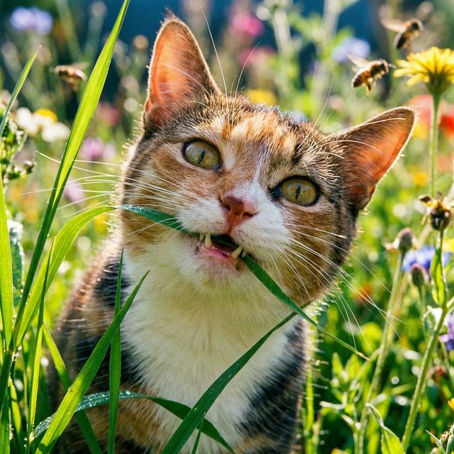 Kedi Otu ve Çimen: Kediler Etobur Olduğu Halde Neden Yeşillik Yer?